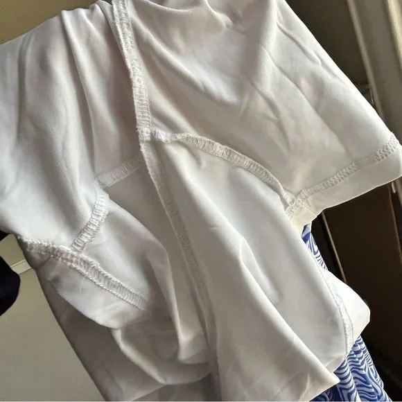 Blue Abstract Zebra Print Mini Skort Skirt Size XS Athletic Golf Pickleball - Picture 4 of 4